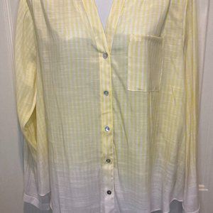 Summer Cotton, crisp and refreshing in Yellow Stripes, Ombre